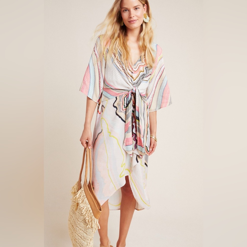 Tara Dolman sleeved Midi Dress - Anthropologie